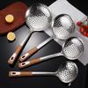 Long Handle Colander Filter Spoon Multifunctional Ramen Scoop Oil Skimmer Scoop Kitchen Utensils