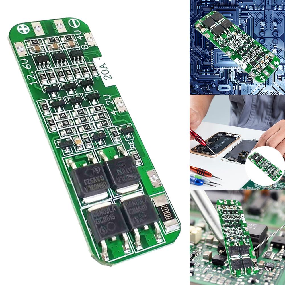 3-10 шт. 3S 20A Литий-ионный аккумулятор 18650 Зарядное устройство PCB BMS Защитная плата 12,6 В 59x20x3,4 мм Литий-ионный аккумулятор для двигателя дрели