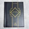 120 карманов Искусственная ПУ кожа Альбом для коллекционирования монет Книжка-органайзер для денег Сумки для хранения Пленочная ПВХ
