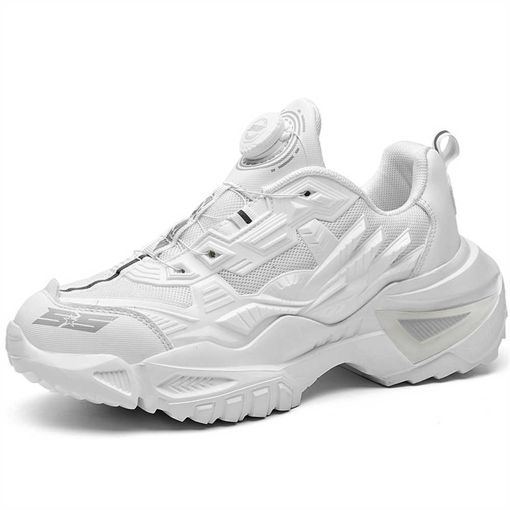 Весенне-осенние кроссовки с системой быстрой шнуровки, мужская повседневная обувь, лоферы, мужская обувь 47, спортивный стиль 0 Trnis, б/у ботинки