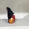 Halloween Gnome Statue Spooky Holding Pumpkin Wizard Zombie Dwarf Figurine Resin Sculpture Home Office Desktop Decoration Ornament