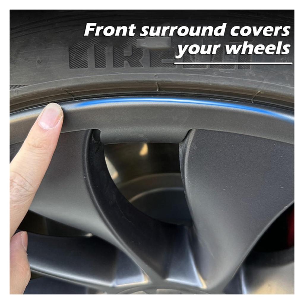 21" Wheel Hub Protection Tesla Model Y Performance Rim Patch Protector ABS Wheel Cover