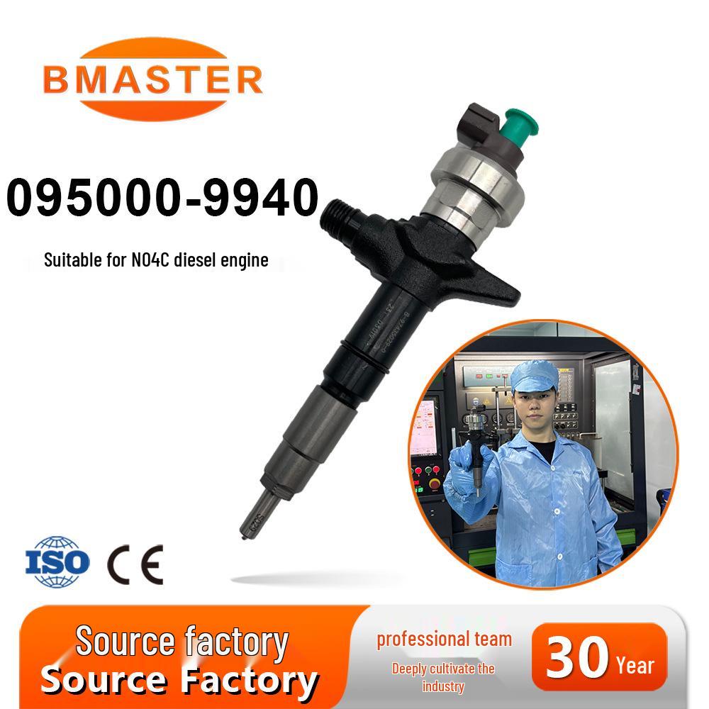 High-Pressure Common Rail Injector for 4JJ1/4JK1 Engine (095000-9940)
