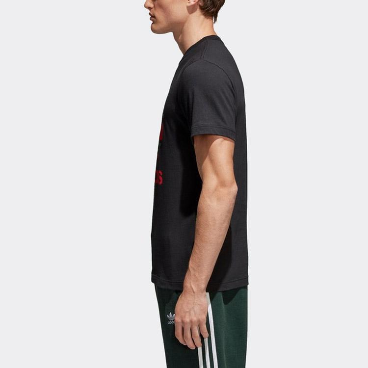 adidas Набор Originals в рукаве Футболка мужская Черная CD6825
