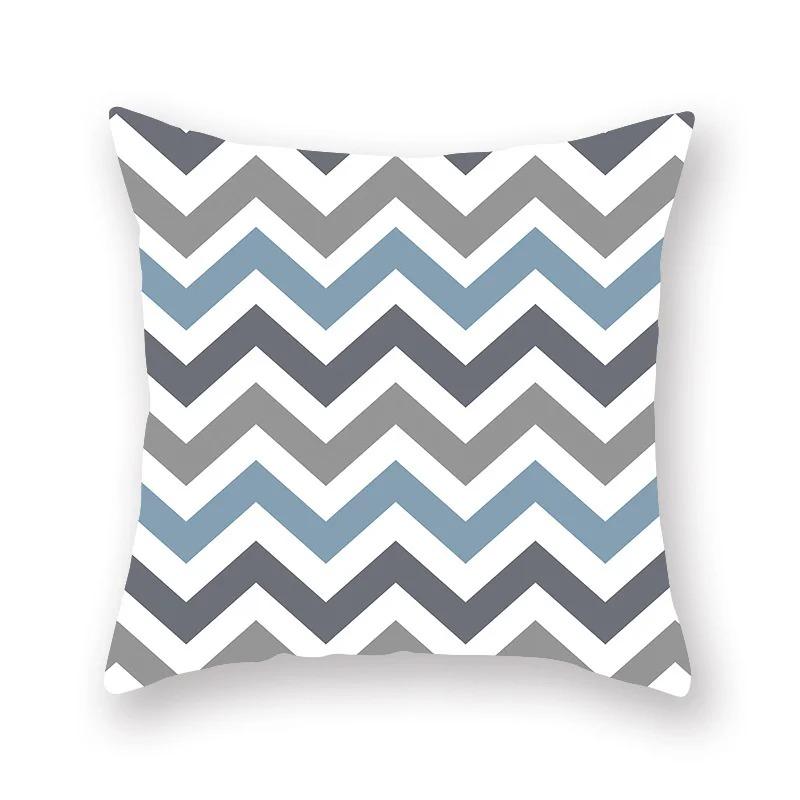 Геометрическая красная и черная волна декоративная наволочка для подушки украшения для автомобиля офис гостиная диван дома наволочка