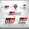 3D Aluminum Car Styling GR Sport/GR Gazoo Racing Emblem Auto Body Trunk Sticker For C-HR RAV4 YARiS Prius Harrier Corolla Accessory