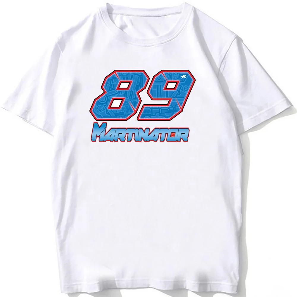 Jorge Martinator 89 GP Race Ride Fans T-Shirt New Summer Men Short Sleeve Sport Boy Casual Tees Motorcycle Riding White Tops