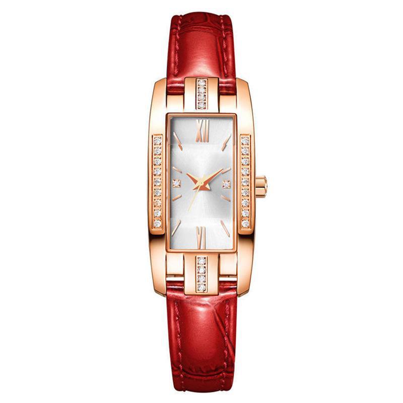 Женские часы Douyin Retro Fashion Small Square - стиль интернет-знаменитостей.