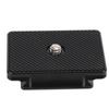 Camera Quick Release Plate Professional Standard Metal Camera Screw Tripod Mount Plate with 1/4 Inch