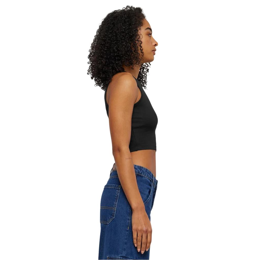 Urban Classics Womens/Ladies Ribbed Organic Cotton Cropped Top