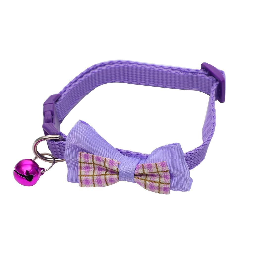 Cute Cat Collar With Bell Pet Collar Pendant Adjustable Bow Tie Beautiful Collar Christmas Pets Gift Pet Accessories