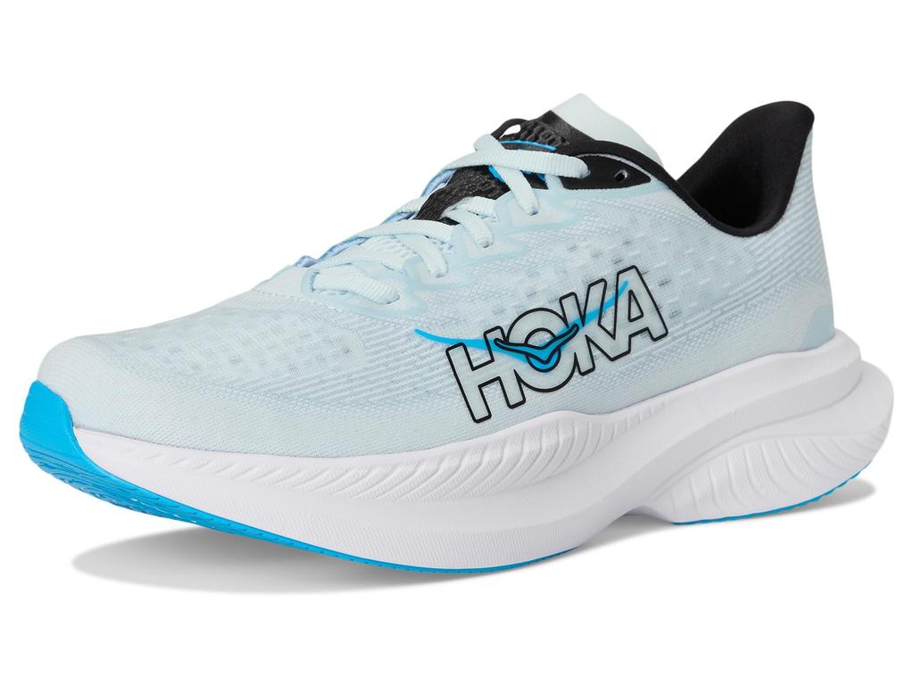 HOKA Mach 6 Wide Track Field Running Size Pale Blue Women's & Shoes, 23.5,