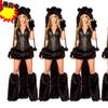 Halloween Cosplay Costume Leopard Cat Bunny Role Play Outfit Party Game
