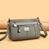 Fashion versatile shoulder bag large-capacity textured small square bag new retro textured messenger bag