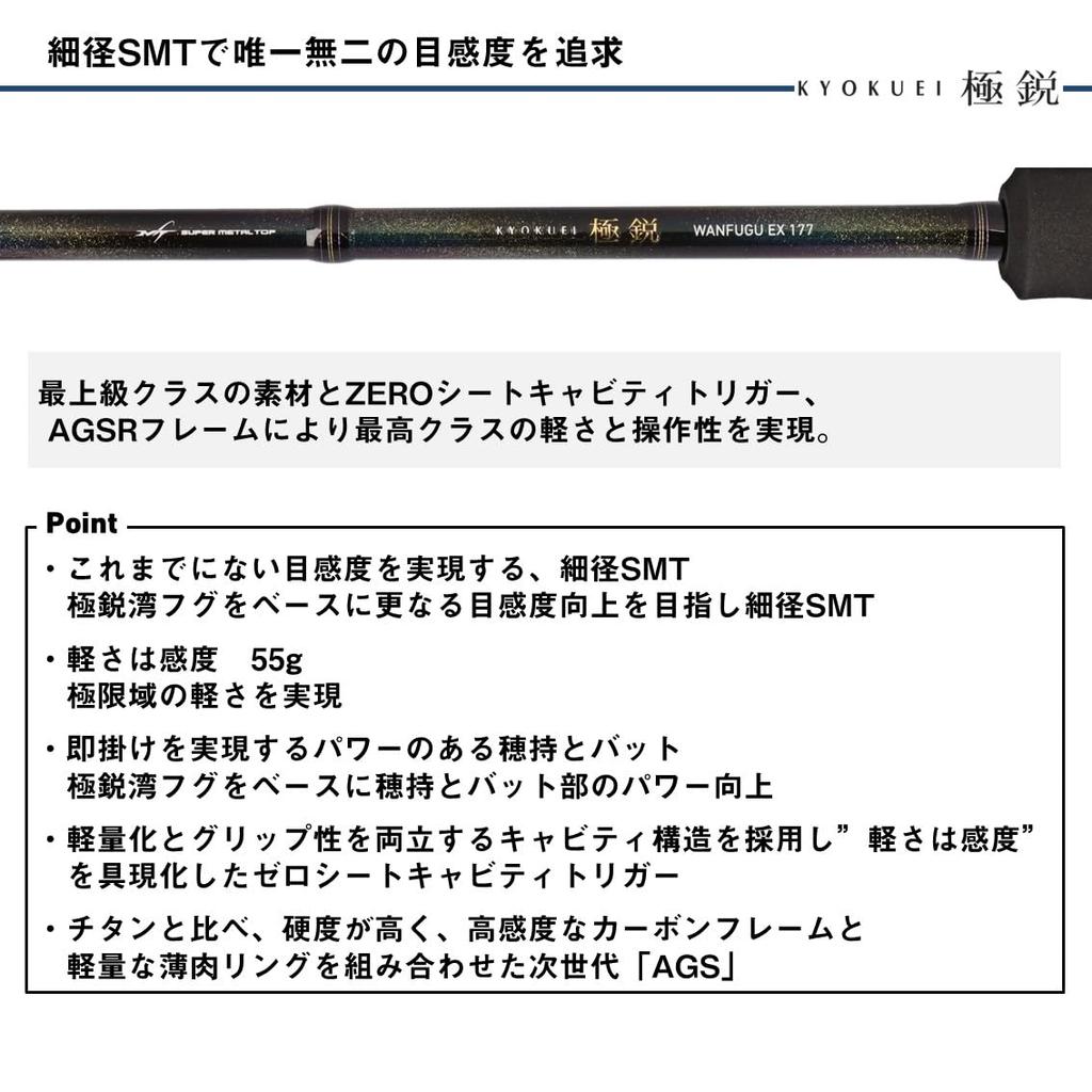 Daiwa Удилище для лодок Extreme Bay Puffer EX 177