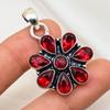 Red Garnet Pendant Gemstone Jewelry, 925 Solid Sterling Silver Pendant, Handmade Jewelry Birthstone Pendant, Gift For Him