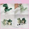 Sweet Dinosaur Green Plush Keychain Adorable Soft Stuffed Toy For All Ages