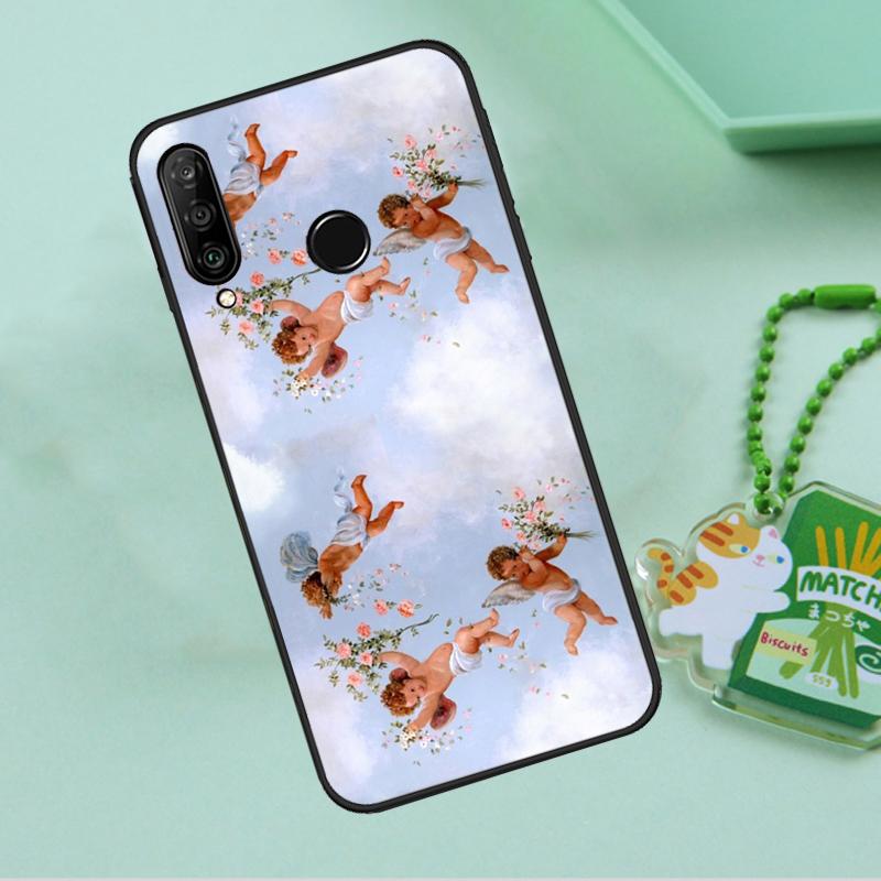 Ангелы эпохи Возрождения в небе Для Huawei Nova Y90 Y70 Y60 Y61 Y91 Y72 9 10 SE 12i 12s 11i 5T P60 Pro P20 P30 P40 Lite Чехол