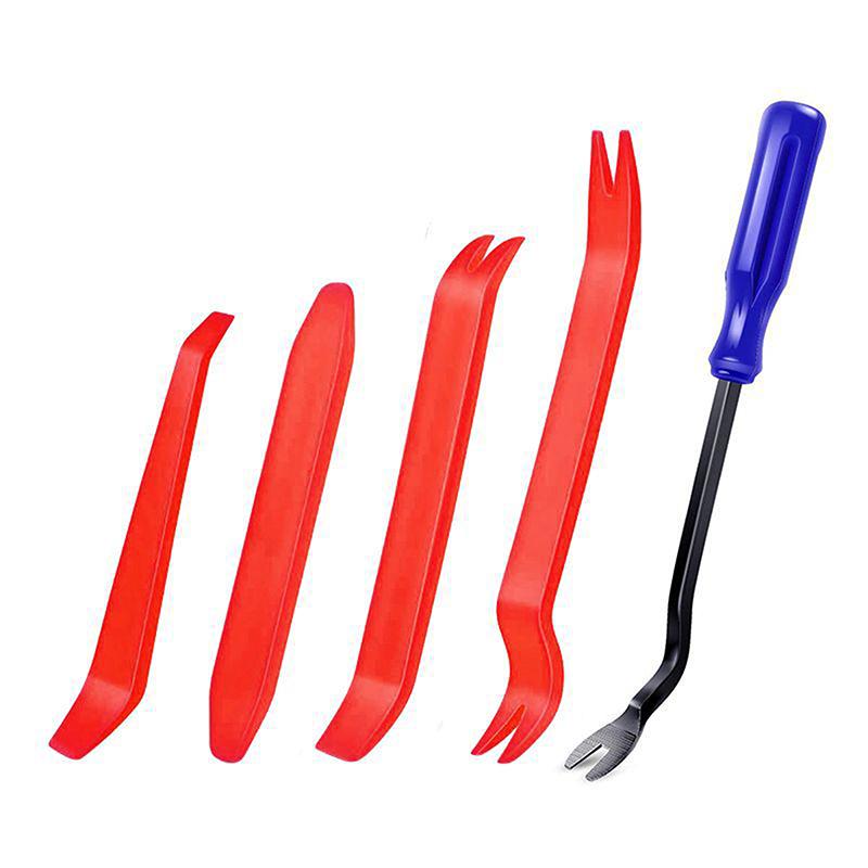 5Pcs/set DIY Accessories Car Buckle Car Audio Disassembly Tool Door Panel Interior Disassembly Driver Pry Bar