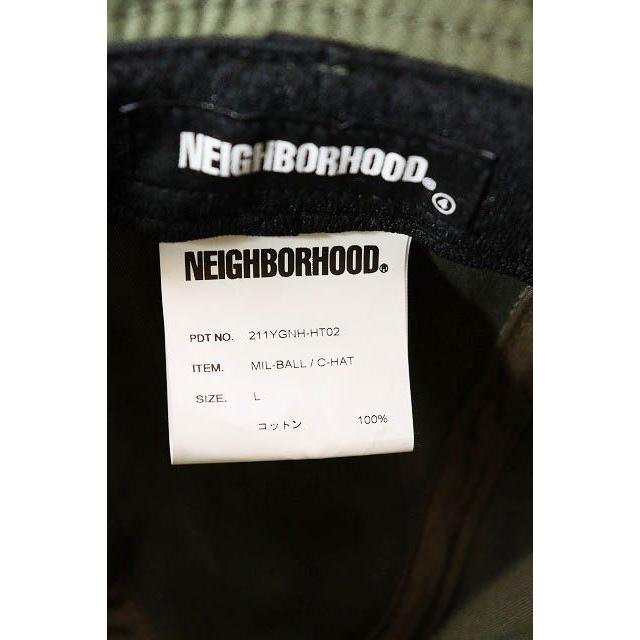 Б/у NEIGHBORHOOD 21SS MIL BALL C-HAT KHAKI Размер L 211YGNH-HT02 6-панельная кепка-баケット в стиле сафари хаки [Бренд б/у одежды вектор] [Б/у] 260704