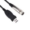 3M XLR гнездо к USB аудиокабель Микрофон к USB интерфейсный кабель Новый