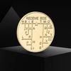1Pcs Morse-Code Learning Tools For Novice Radio Enthusiasts And History Buffs Morse-Code Training Coin Commemorative Badge