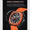 2024 New Watch Square Dial Men Fashion Business Waterproof Sports Watches Chronograph Luminous Leisure Quartz Wristwatch