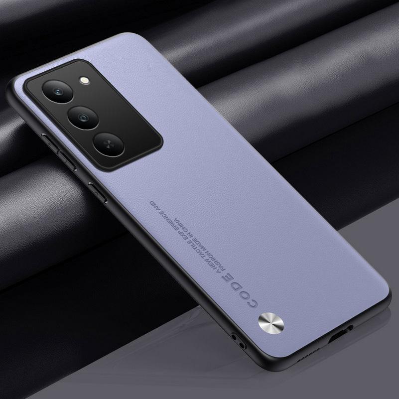 Простой кожаный чехол для Realme V60 Pro Realme GT Neo 7 6 6T 5 3 3T GT 7 Pro 6 6T 5 Pro 3 13 Pro 12 11 Жесткий защитный чехол для камеры