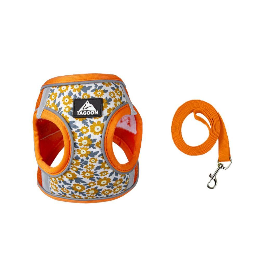 Reflective Dog Leash Set Anti Escape Puppy Harness Cat Accessories Cat Chest Strap  Kitten