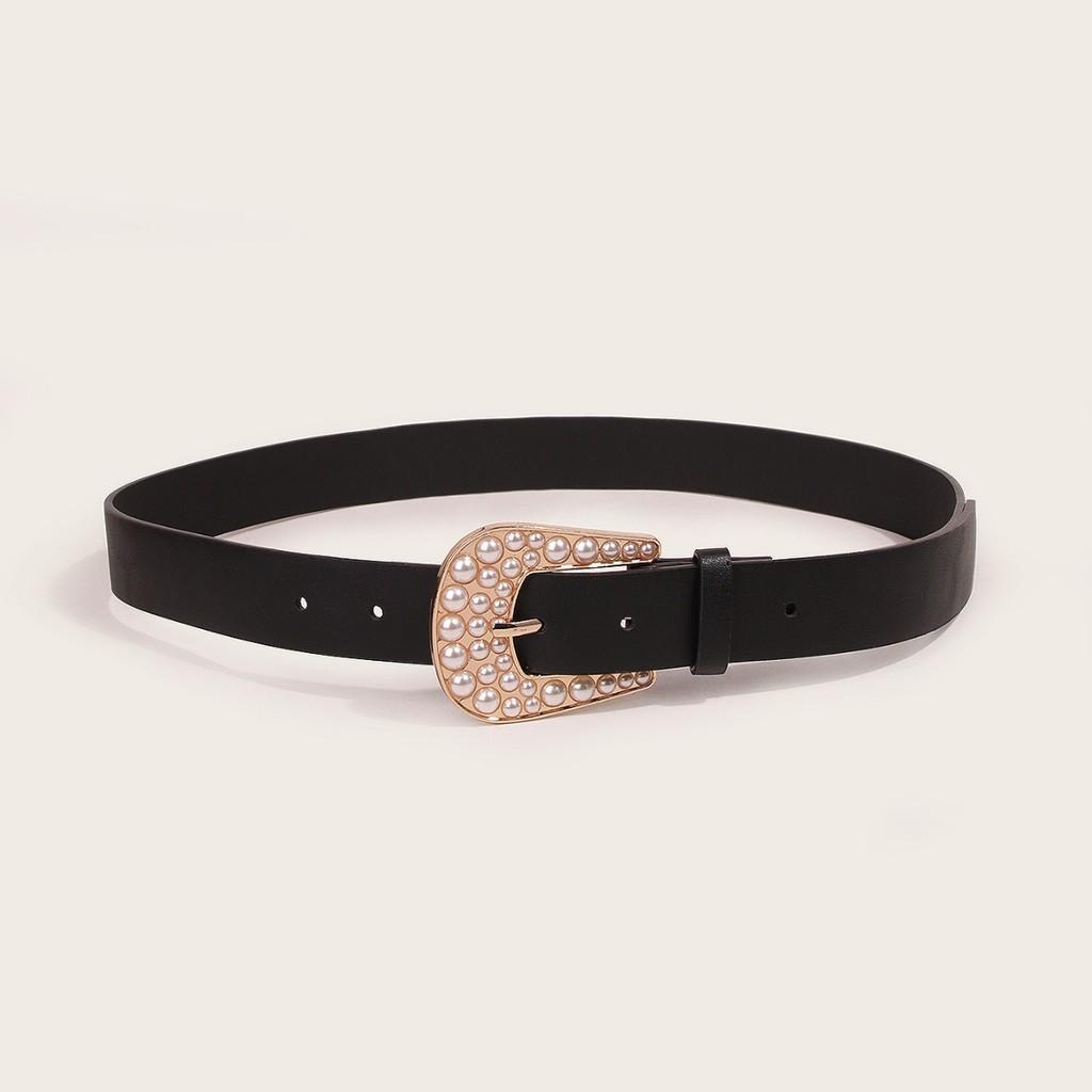 Versatile Womens Waist Accessory With Metal Pin Buckle And Artistic Shape For Daily Use