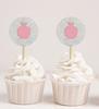 Darling Souvenir| Glitter Cupcake Toppers| Baby Shower  Birthday Party Dessert Decorations - Pack Of