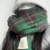 New Winter Korean Version Taro Purple High End Scarf Women's Versatile Plaid Shawl Soft Waxy Retro Warm Scarf Trendy