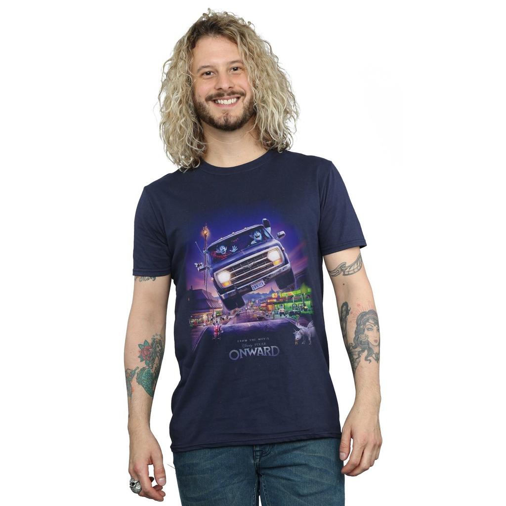 Disney Mens Onward Gwniver Poster T-Shirt