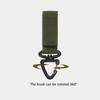 Outdoor Camping Carabiner Nylon Molle Training Backpack Key Hook Webbing Buckle System Belt Buckle Hanging Climbing Accessory
