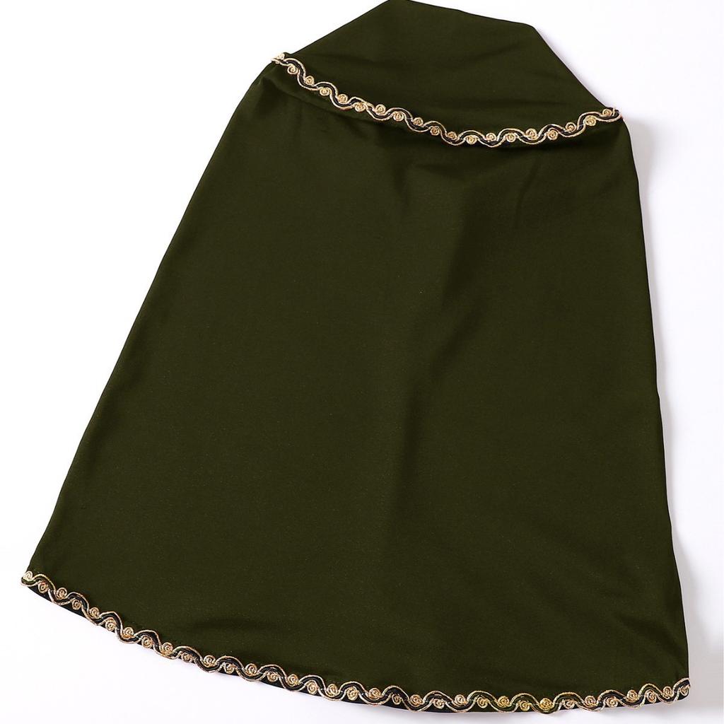 Malaysian Indonesian Bottom Cap Solid Color Gold Silk Lace Wrap Chin Convenient Headscarf tantHijabs