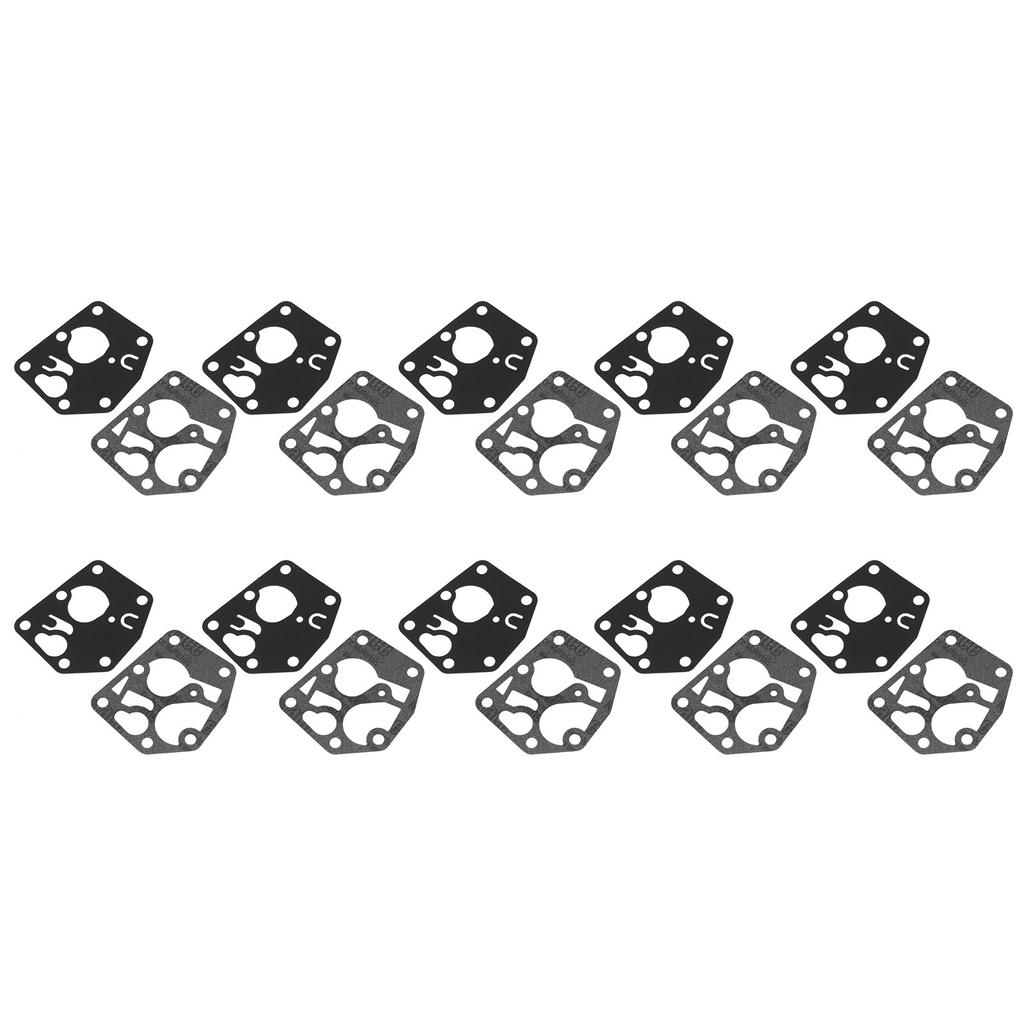 10 комплектов прокладок диафрагмы карбюратора, аксессуары для ремонта Briggs & Stratton 795083