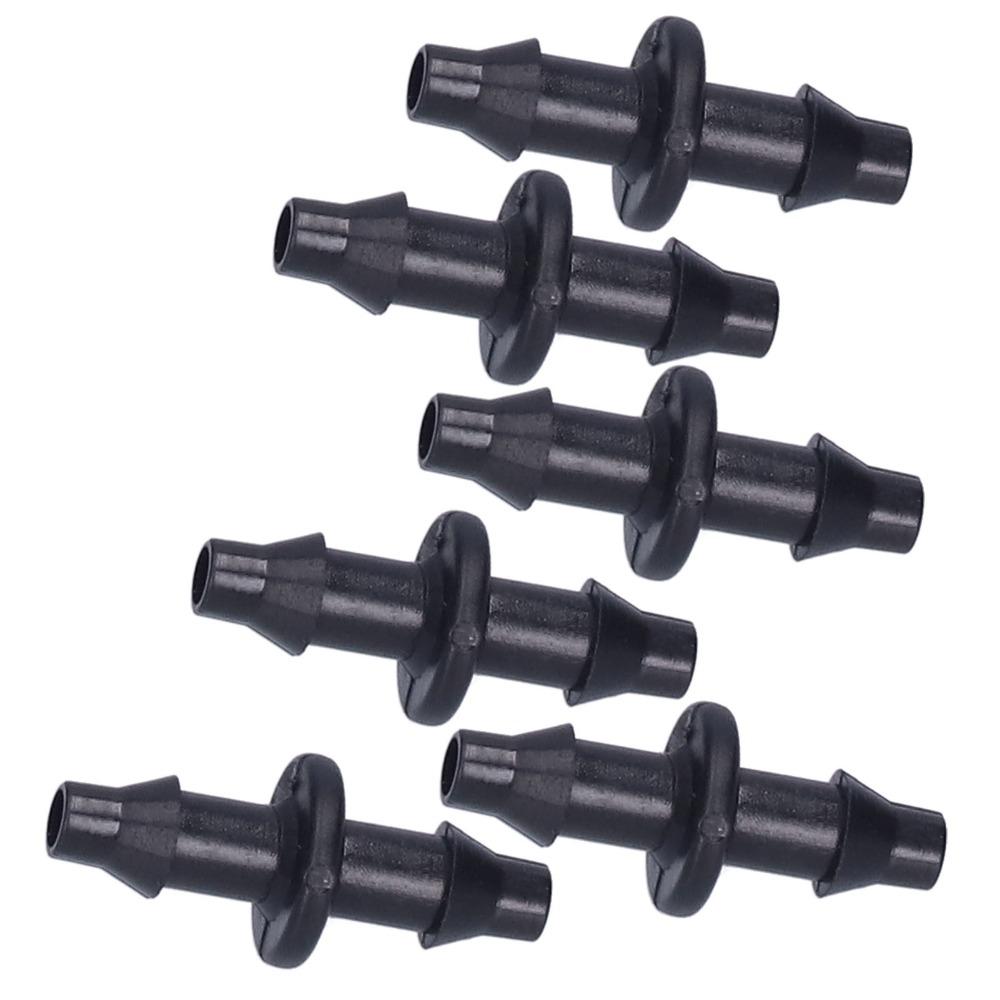 200PCS 2-Way Straight Hose Adapter Anti-Leak Barbed Connector Drip Irrigation System