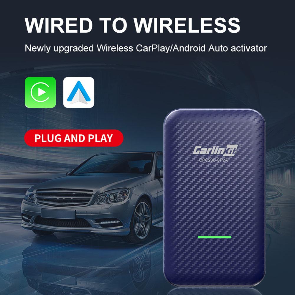 CarlinKit 5.0 и 4.0 проводной и беспроводной адаптер CarPlay Smart Car Ai Box Android Auto Dongle Мультимедийный проигрыватель для iOS и Android