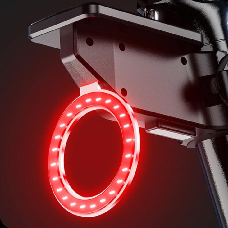 Велосипедный светодиодный фонарь 300 люмен, с солнечной зарядкой, прочный корпус из АБС-пластика, для большинства условий