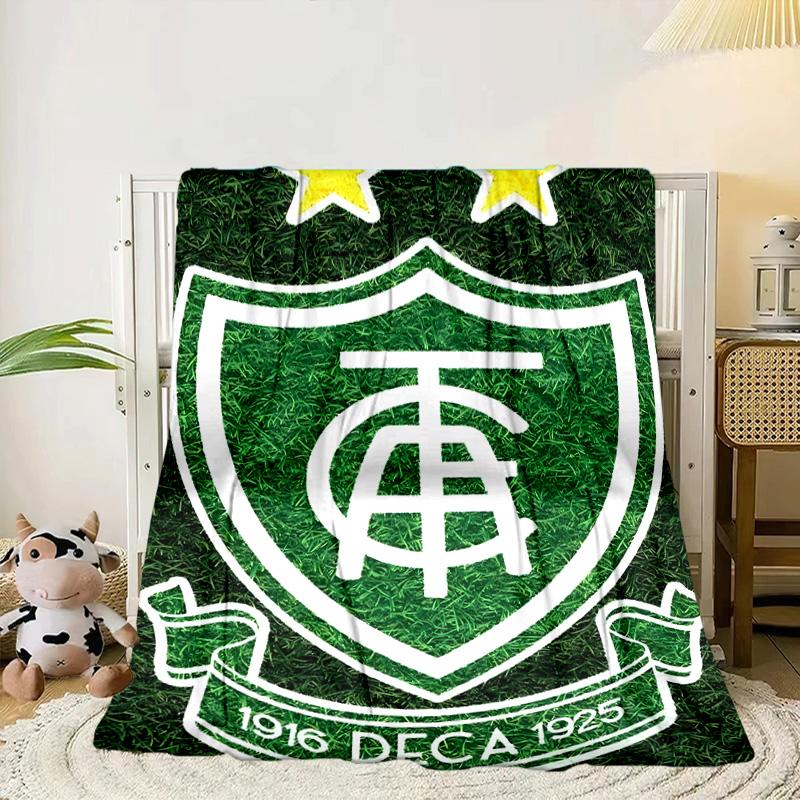America Futebol Clube Portable Blanket/Soft Blanket Bedding Blanket Suitable for Travel Camping Living Rooms Offices Sofas Fan Gifts