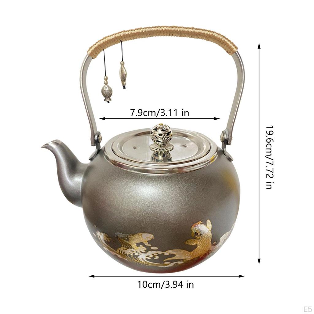 Чайник для заваривания листьев объемом 1,3 л, подарочный чайник для кипячения воды, быстроразогревающийся кофейник, многоцелевой