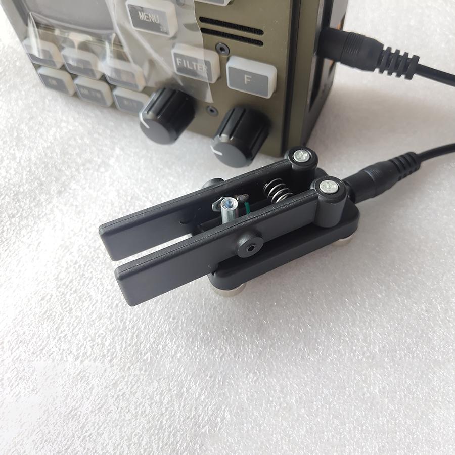 New Dual Paddle Automatic Key Shortwave Radio CW Morse Code Base Magnetic Black