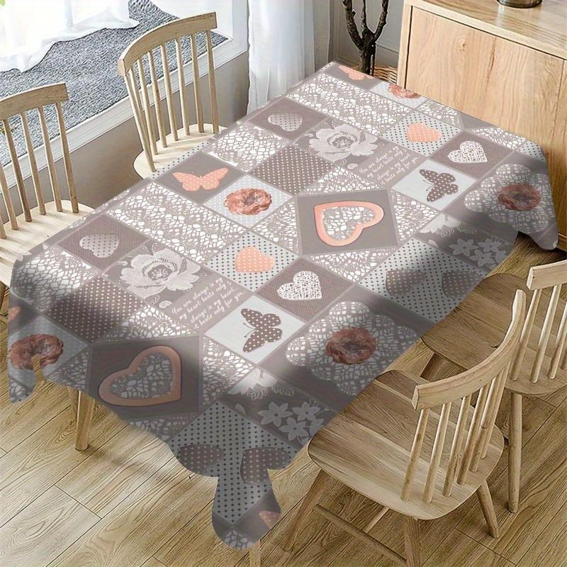 +1pc Tablecloth, Tablecloth Is Perfect for Family Gatherings, Parties, Picnics, Camping, Weddings, Birthday Parties, Kitchen Decoration, Outdoor Decor