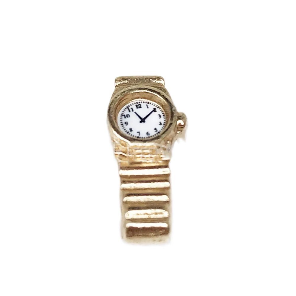 Metal Model Toy Metal Watch Simulation Toy Miniature Watch Decorations Doll Play