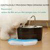Stainless Steel Automatic Cat Water Fountain Large Capacity Self-Circulating Pet Drinking Bowl for Cats and Dogs Home Use