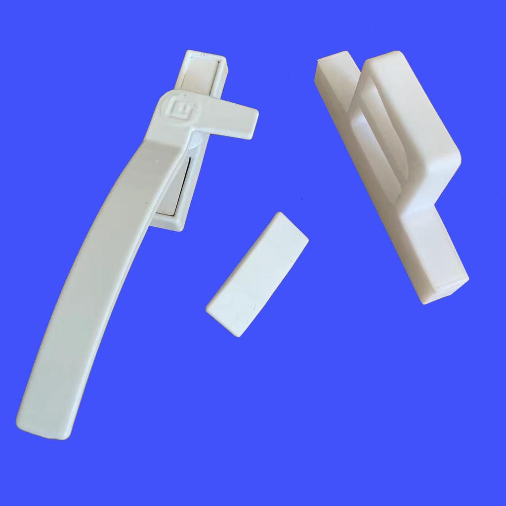 Утолщенные поворотно-откидные двери и окна из ПВХ, ручка в форме цифры семь с замком