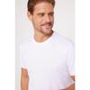 Унисекс Slim Fit Slim Fit Белая футболка с круглым вырезом из 100% хлопка с мягкой текстурой