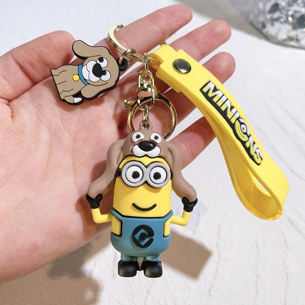Kawai Zodiac Series Minions Figurines Toys Keychain 3D Despicable Minions Action Figures Classic Toys Xmas Gifts for Children