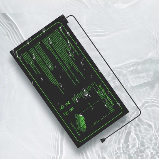 Грелка IPX7 Водонепроницаемый быстрый нагрев Износостойкий огнестойкий нагревательный коврик для прорастания комнатных растений