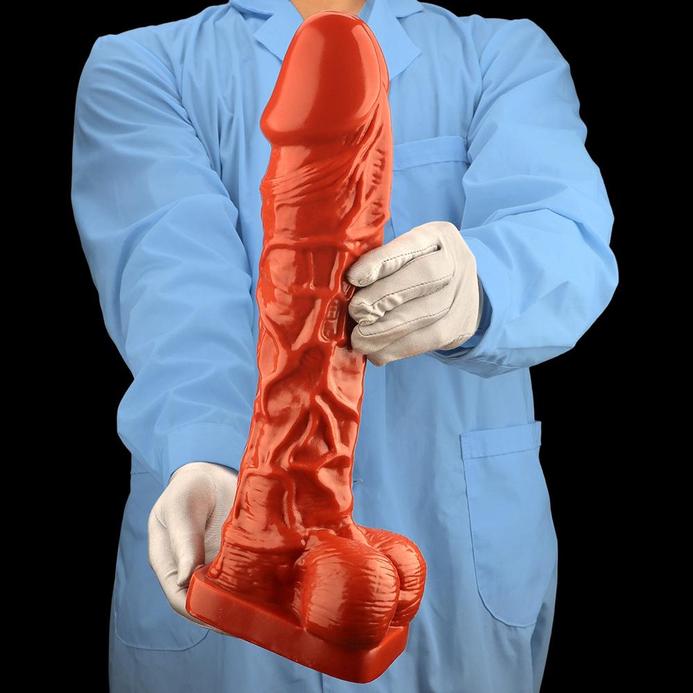38*7cm Extra Long Realistic Dildo Anal Plug Expander Adult Sex Toy for Men and Women Big Dick Strap On Cock
